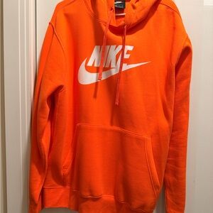 Nike Men's Bright Orange Hoodie